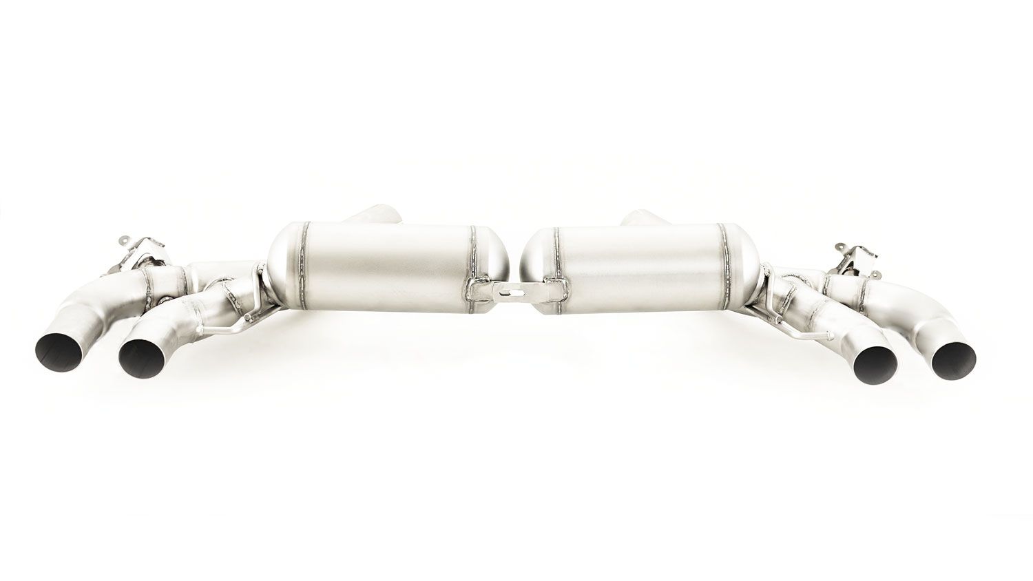 Racing Exhaust System for BMW M5 F90 Limo — 4x GT Titanium Scotched Tips