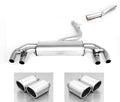 GPF Back System for the Golf VII R 4motion — 4x 98mm Street Race Chrome Tips