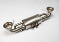 Titanium OPF-Back Sport Exhaust for Porsche GT3 RS — 2x 100mm Titanium Black Tips