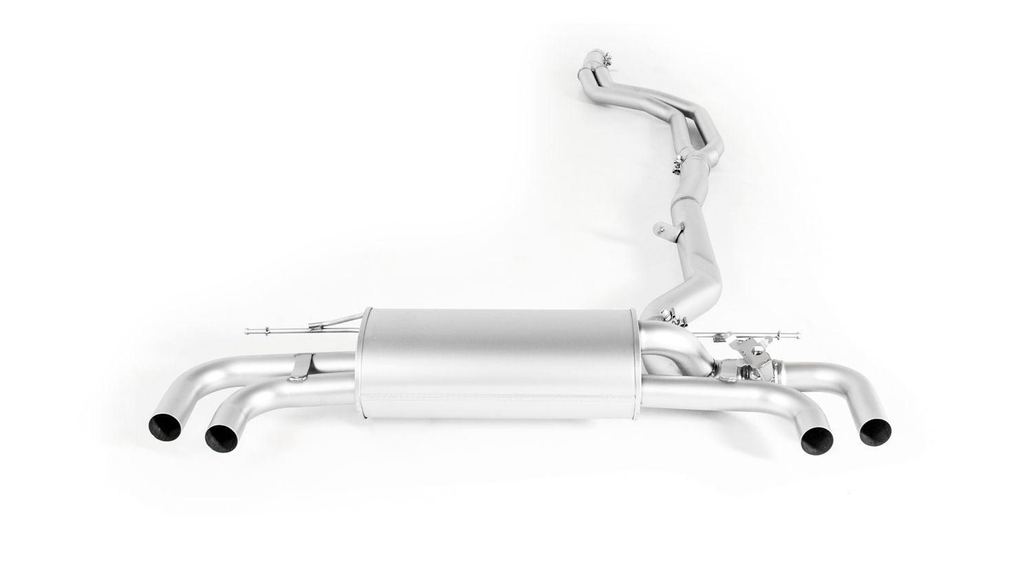 Exhaust Bundle for BMW G30/G31 — 4x 102mm Chrome Straight Cut Tips