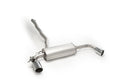 BMW/Mini Sportexhaust-paketti F40 F56 F60 – Racing Non-Resonated + takavaimennin | 2x 102 mm kromatut suorat päät (#1)