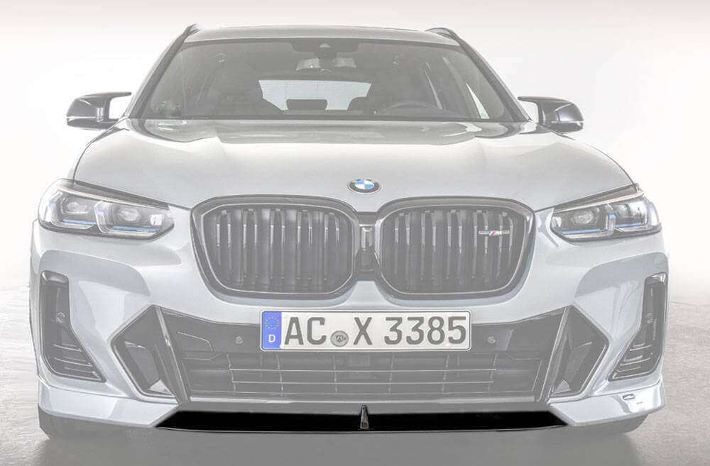 AC Schnitzer front splitter for BMW X3 G01 with M aerodynamic package, X4 G02 with M aerodynamic package, iX3 G08 with M aerodynamic package