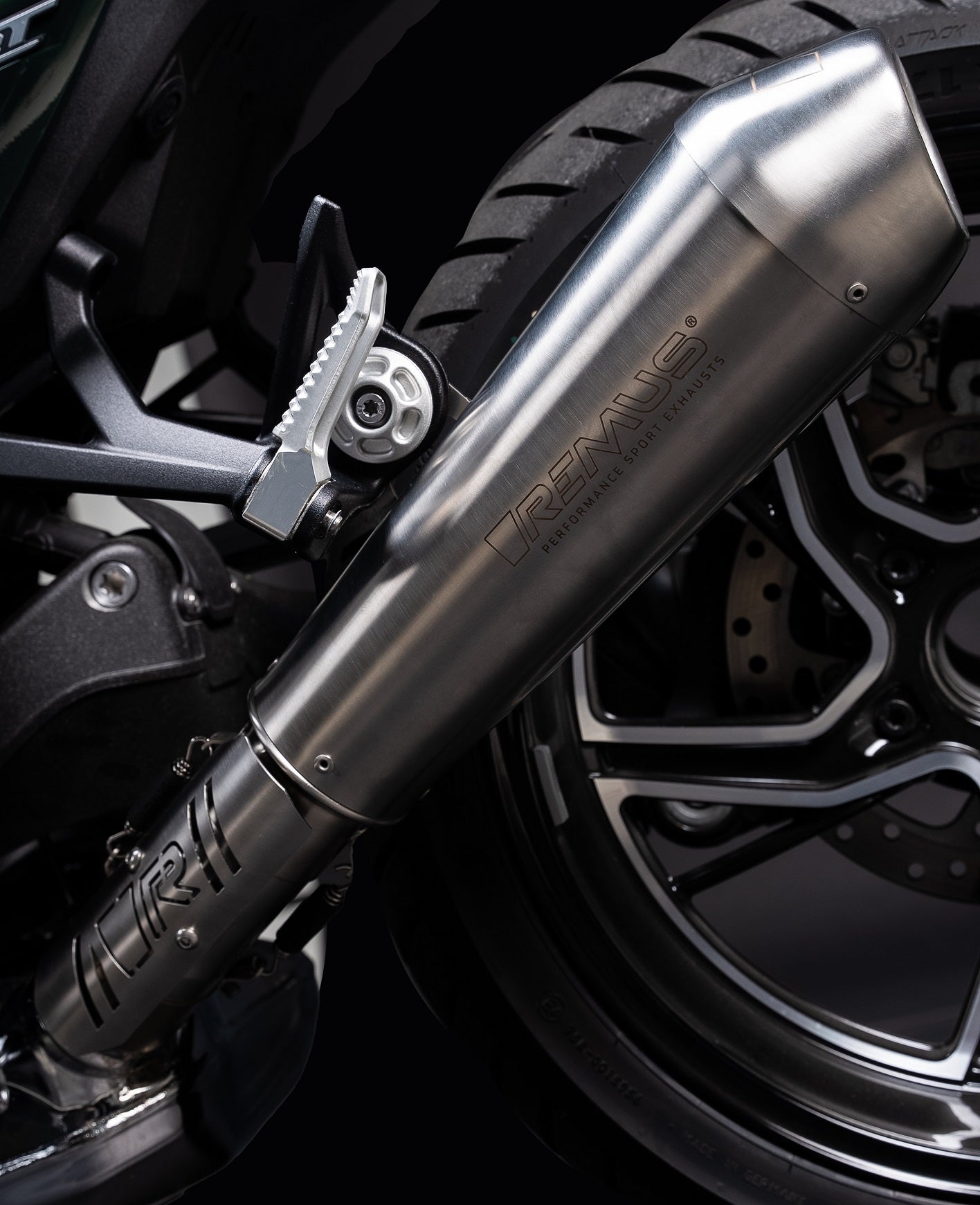 REMUS Powercone Sport Exhaust BWM R 12, nineT, G/S, matt, EC type approval