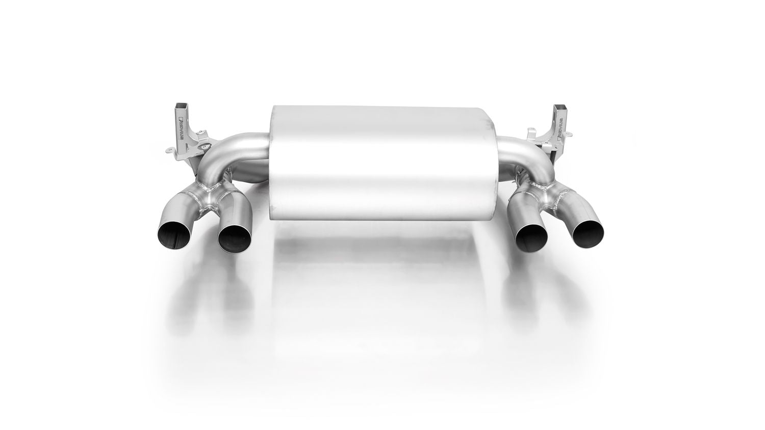 Axle Back Exhaust System for BMW M4 F82 LCI — 4x GT Black Tips