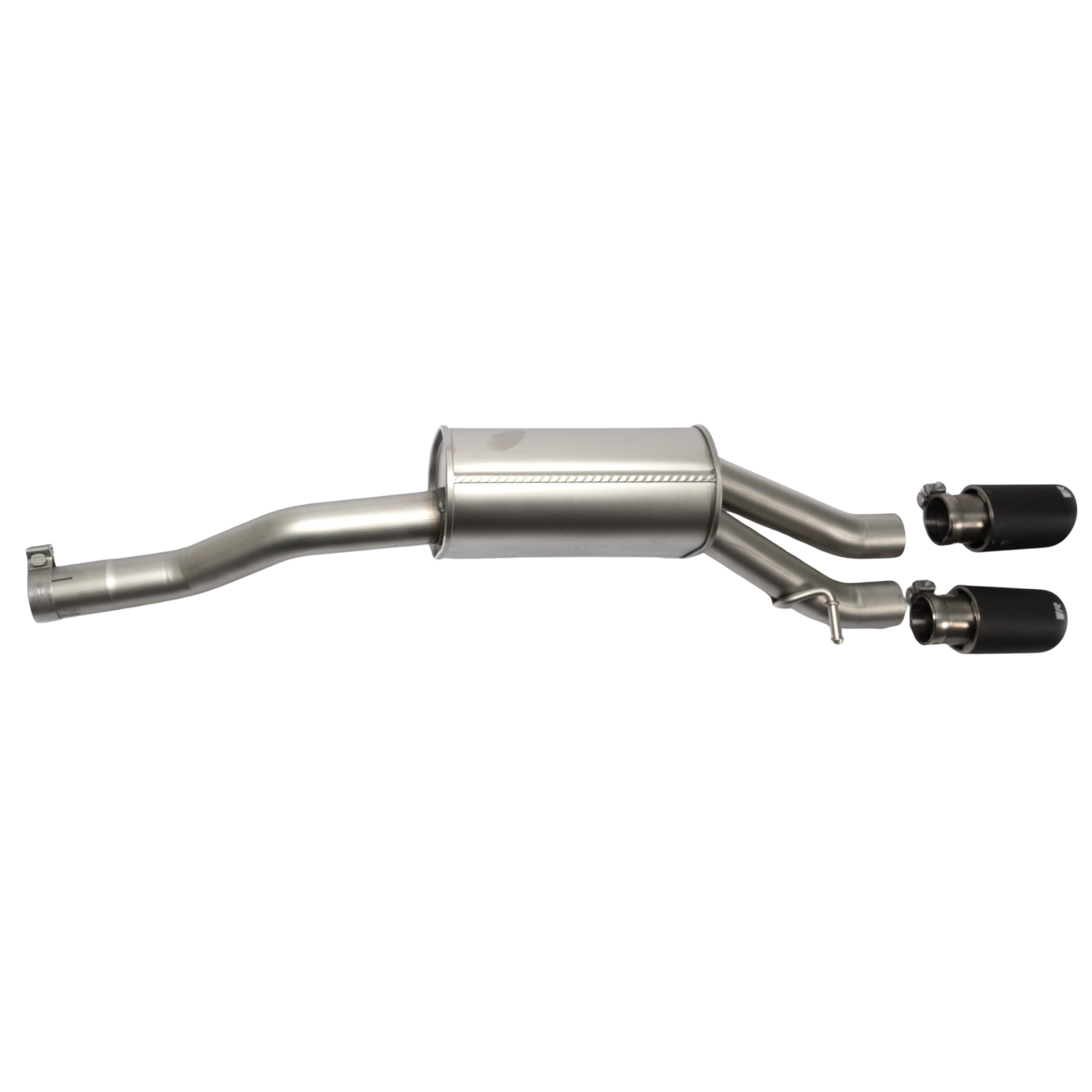 Axle Back Exhaust System for VW Polo 6 AW GTI — 2x 84mm Street Race Chrome Tips