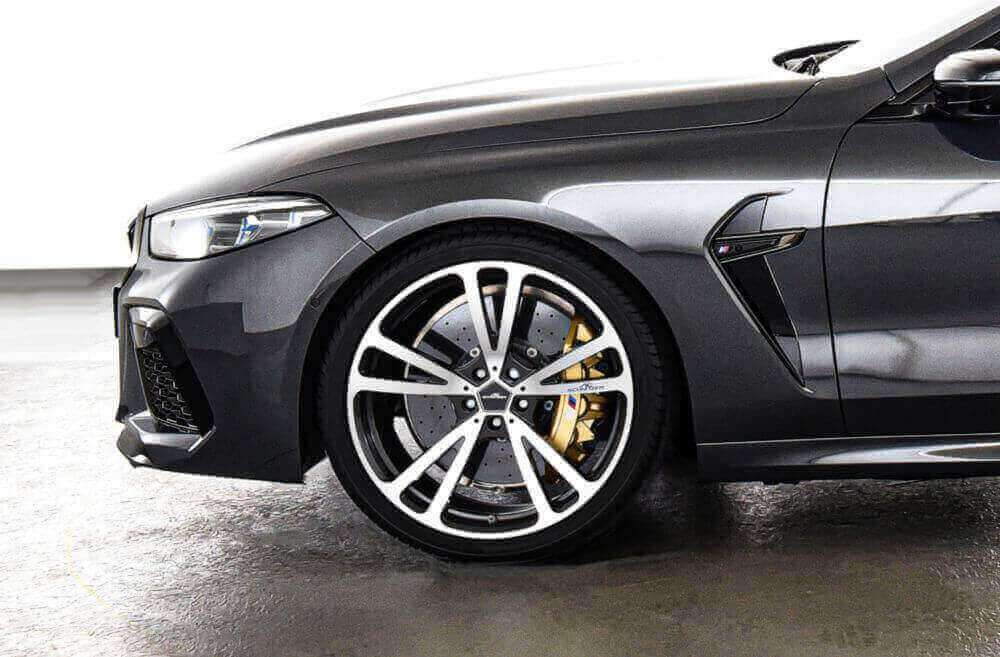 AC Schnitzer 21" wheel & tyre set AC3 FlowForming silver-anthracite Michelin for BMW M8 F91 Convertible, F92 Coupé, M8 F93 Gran Coupé