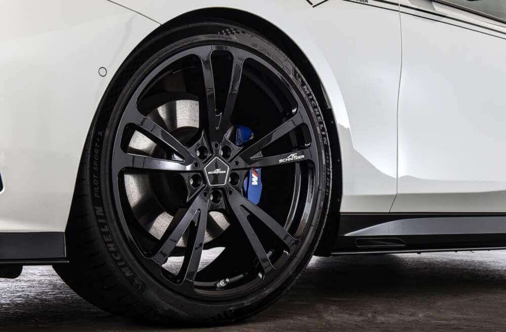 AC Schnitzer 21" wheel & tyre set AC3 FlowForming silver-anthracite Michelin for BMW M8 F91 Convertible, F92 Coupé