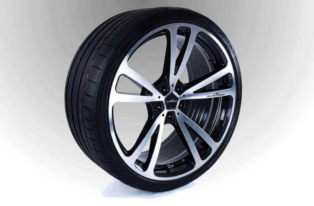 AC Schnitzer 21" wheel & tyre set AC3 FlowForming silver-anthracite Continental for BMW X3M F97, X4M F98