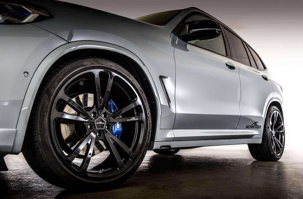 AC Schnitzer 21" wheel & tyre set AC3 FlowForming black Continental for BMW X3M F97, X4M F98