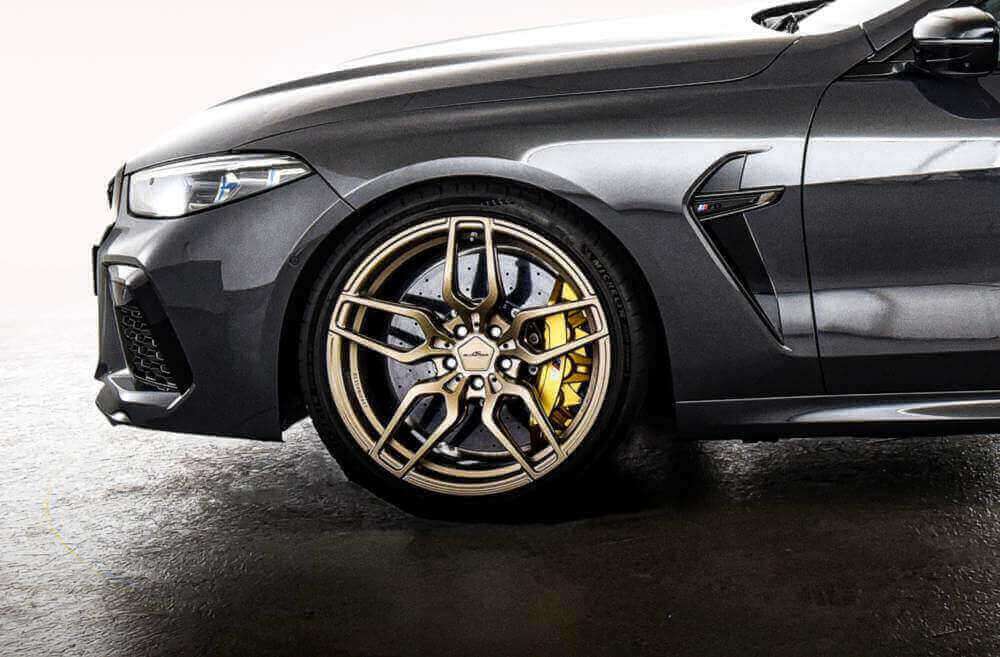 AC Schnitzer 21" wheel & tyre set AC4 forged Techgold Continental for BMW M8 F91/F92, M8 F93