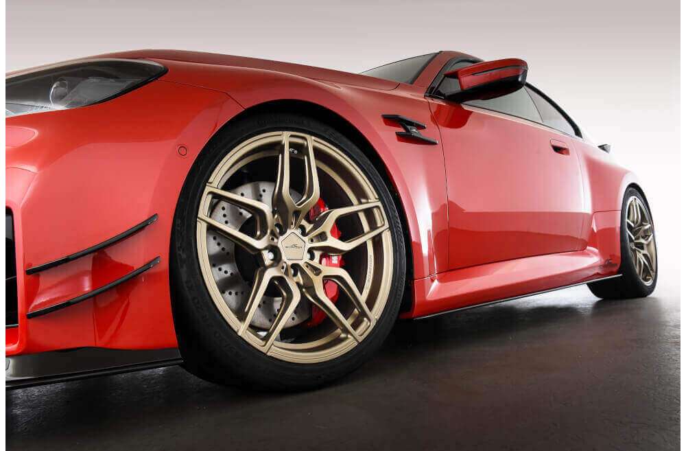 AC Schnitzer 20/21" wheel & tyre set AC4 forged Techgold Continental for BMW M2 G87, M4 G82/G83