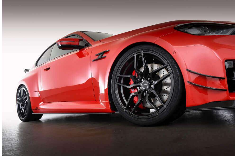 AC Schnitzer 20/21" wheel & tyre set AC4 forged black Continental for BMW M2 G87, M4 G82/G83, M4 G82/G83