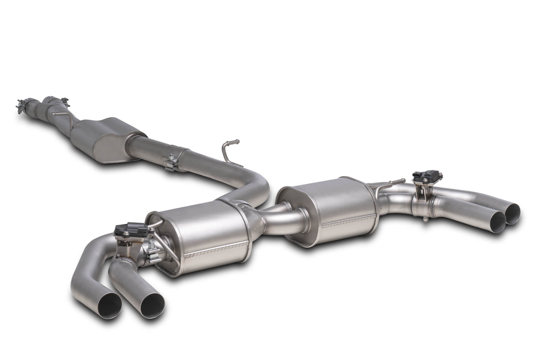 GPF-Back Exhaust System for Audi RS3 Sportback Quattro 8Y (GY) — Front Section | 2x Carbon Set Tips