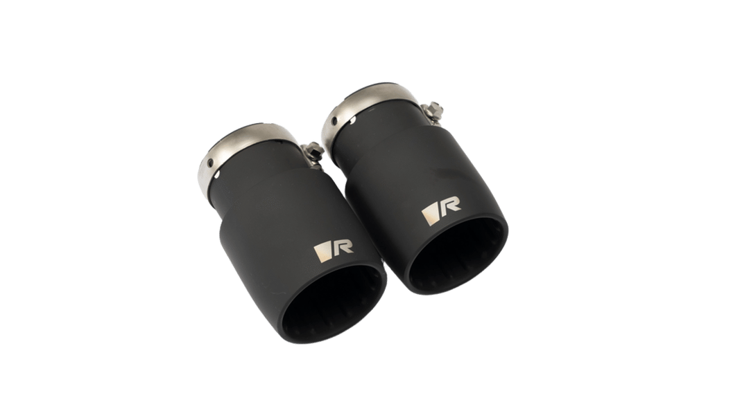 Sport Exhaust for VW Golf 7 AU Facelift — Racing Non-Resonated | 4x GT Black Tips