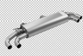 Axle Back Exhaust for BMW Z4 M40i G29 Roadster — 4x 102mm Carbon Tips