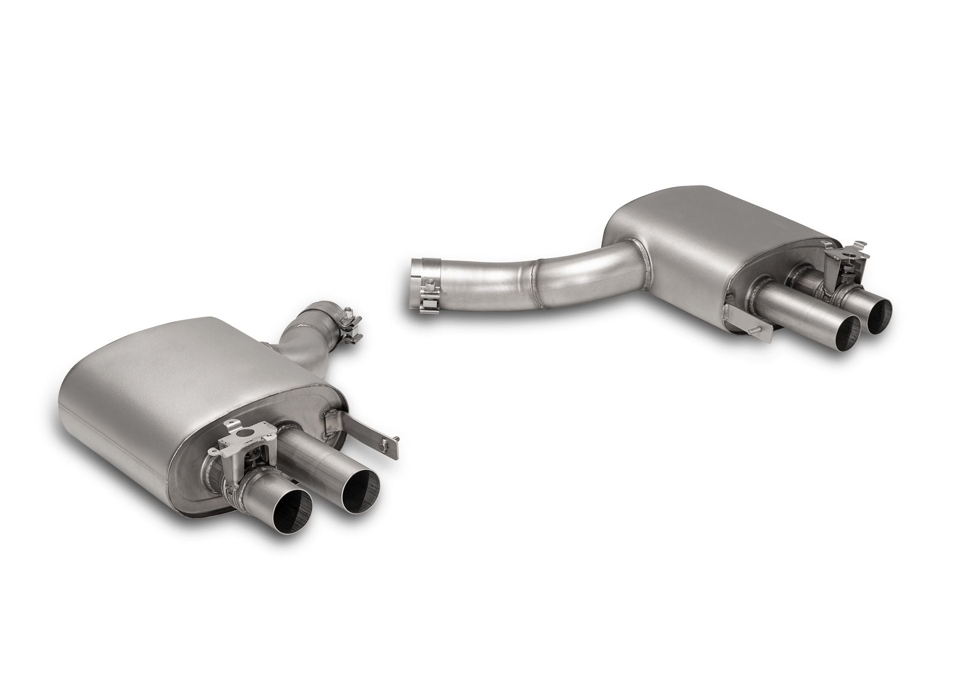 Sport Exhaust for Audi RS4 Avant Quattro / RS5 Quattro Coupe — Non-Resonated | 4x 84mm Full Carbon Tips