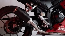 REMUS BoostR stainless steel black, for the CBR500R, EC type approval