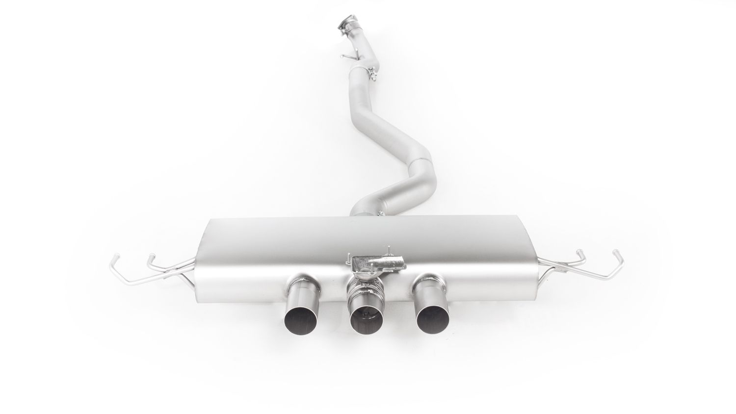 Honda Civic Type-R (FK8) Exhaust Bundle — Racing | 3x 102mm Black Chrome Straight Cut Tips | Sound Controller (#1)