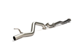 Racing Cat-Back Exhaust for Toyota Fortuner / Innova — 1x 102mm Carbon Tips