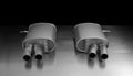 Racing Axle Back Exhaust — 4x 84mm Street Race Chrome Tips
