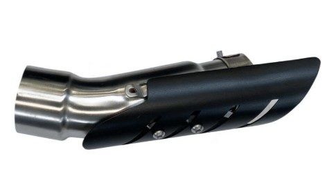 Powercone, stainless steel black, Honda CMX500 Rebel, EC approval