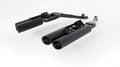 CUSTOM Muffler left/right Sport Exhaust BMW K 1600 Bagger / Grand America, stainless steel black, with EC type approval