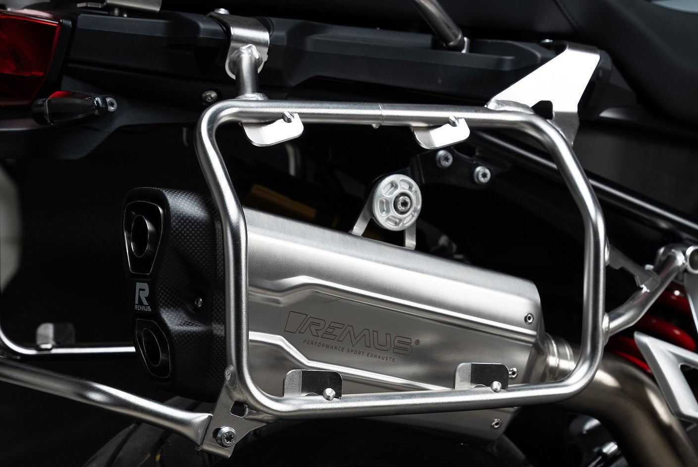 REMUS 8 2.0 Slip On Sport Exhaust BWM F 900 GS Adventure, Stainless steel matt, EC approved